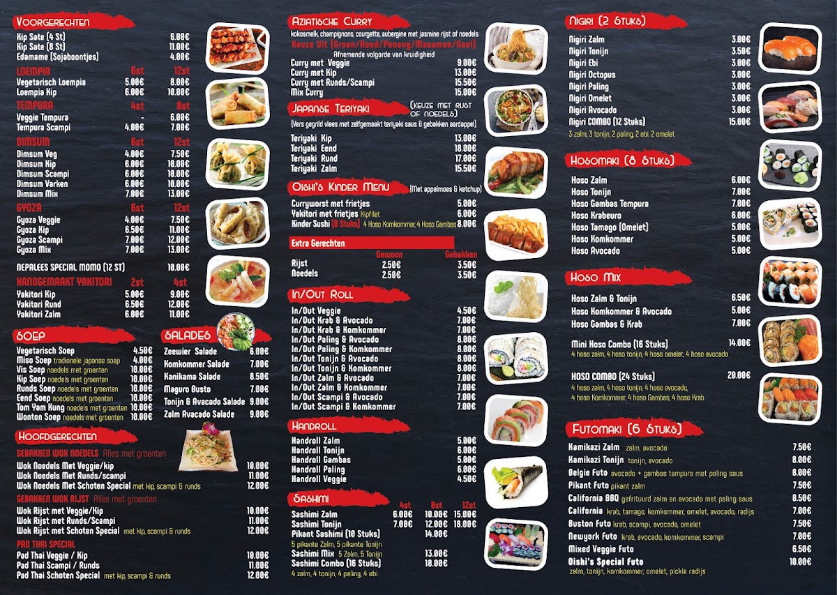 Menu Oishī Sushi-1